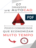 Os 7 Comandos de AutoCAD Pouco Conhecidos Que Economizam Muito Tempo!! PDF