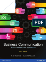P. D. Chaturvedi, Mukesh Chaturvedi - Business Communication Skills Concepts Cases & Applications (2018, Pearson Education) PDF