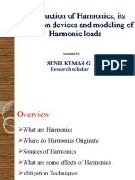 Introduction of Harmonics, Its Mitigation Devices and Modeling of Harmonic Loads