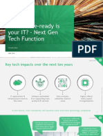 How Future-Ready Is Your IT - Next Gen Tech Function