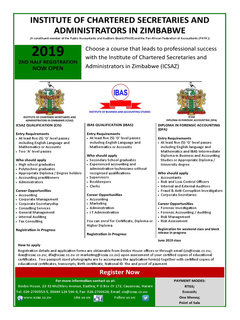 Chartered Accountant Zimbabwe Search 