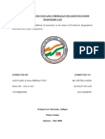Term Paper Towards The Fulfilment of Assessment in The Subject of Trademark, Geographical Indications and Unfair Competition