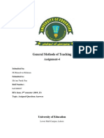 General Methods of Teaching 4