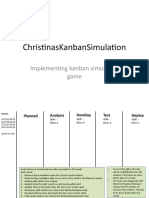 Christinaskanbansimulation: Implementing Kanban Simulation Game