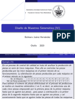 Dise No de Muestreo Sistem Atico (IV) : Bulmaro Ju Arez Hern Andez