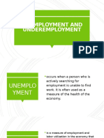 Unemployment and Underemployment