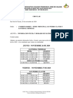 Circular para Matricula Escolar