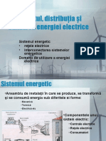 Transportul, distribuţia şi utilizarea energiei electrice