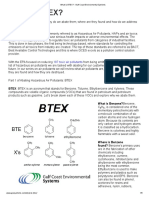 What is BTEX? - Understanding These Hazardous Air Pollutants
