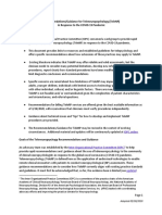 Recommendations Guidance For Teleneuropsychology PDF
