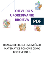 Brojevi Do 5 Upoređivanje Brojeva