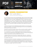 Transcript - Denzel Washington