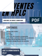 SOLVENTES HPLC: SEPARACIÓN EFICIENTE DE COMPONENTES