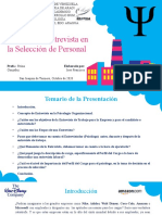 1ra Evaluación de Técnicas de Entrevistas Organizacionales. (Presentación Power Point) - José Francisco