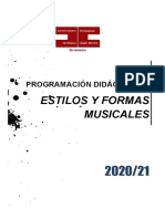 Estilos y Formas Musicales 20.21