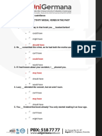 Activity Modals in The Past PDF