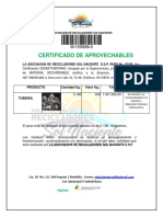 Certificado Sol Nacinete 27-11-2020 Tapetes Polietileno