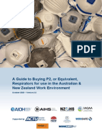 A Guide To Buying P2, or Equivalent, Respirators For Use in The Australian & New Zealand Work Environment