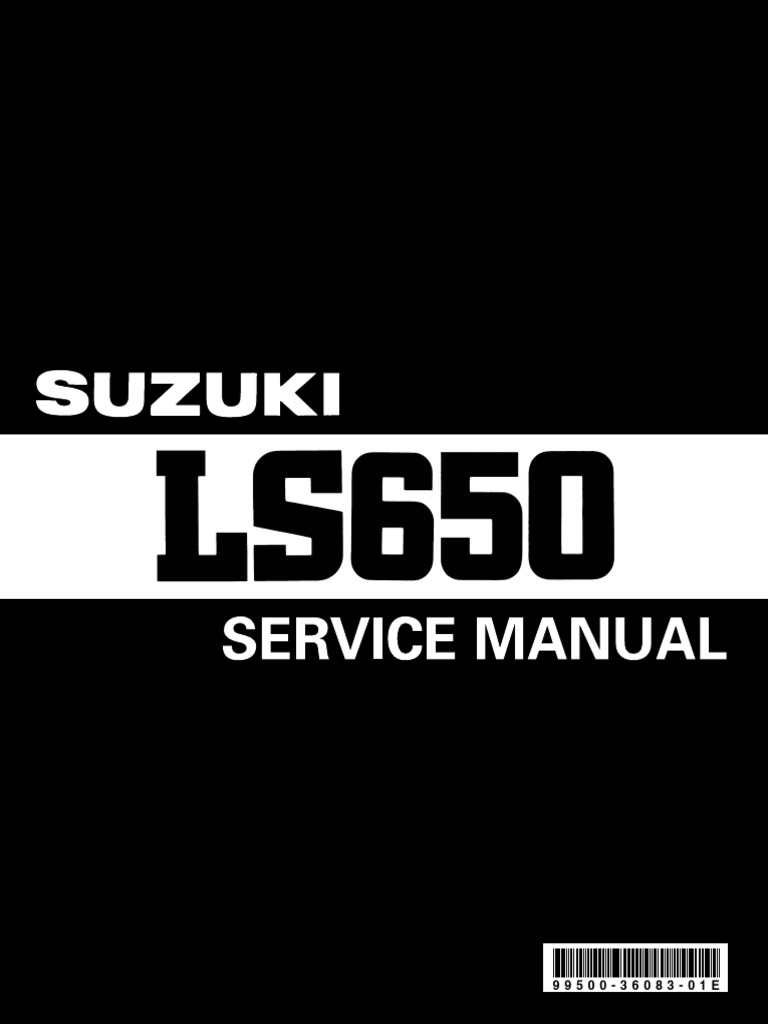 SUZUKIサベージ650 サービスガイド　パーツカタログ Suzuki Savage LS650 Service Manual | PDF