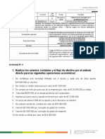 Actividad #4 Contabilidad Financiera - Estado de Flujos de Efectivo