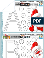 1 Alfabetizar 2a10 Alfabeto Do Papai Noel 1a