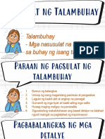 Fil5 - Pagsulat NG Talambuhay
