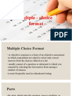 Multple - Choice Format