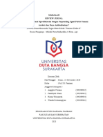 Kel 3 - Makalah Review Jurnal - Formulasi Suspensi Siprofloksasin Dengan Suspending Agent Pulvis Gummi Arabici Dan Daya Antibakterinya - Farfis