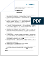 Prova Objetiva de Conhecimentos Específicos Para o Cargo De_ Agente de Segurança. Caderno i Instruções - PDF Download Grátis