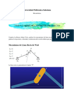 Informe Mecanismos de Linea Recta