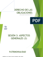 DERECHO DE LAS OBLIGACIONES 3 Sesión 3