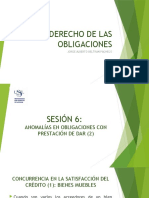 DERECHO DE LAS OBLIGACIONES 6 Sesión 6