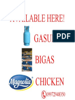 Available Here!: Gasul Bigas Chicken