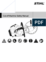 STIHL Cut Off Machine Instruction Safety Manual