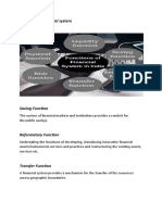 Functions of Financial System