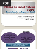 Salud Pública y APS