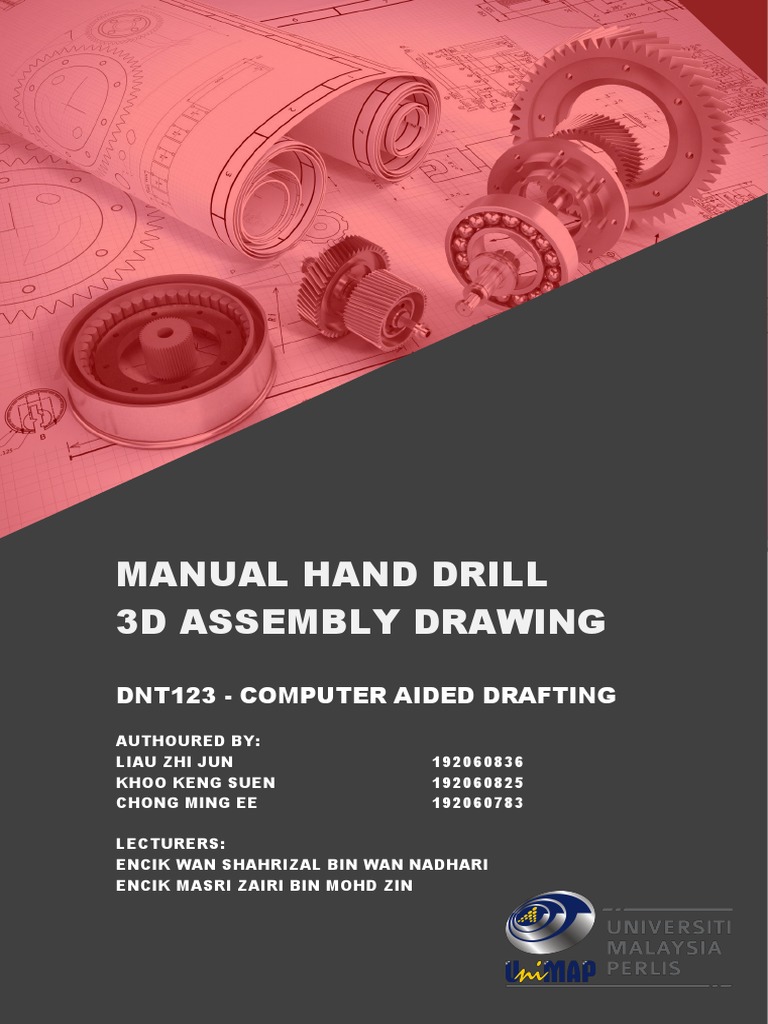 Manual Hand Drill CAD Assembly Guide | PDF | Teaching Mathematics | Nature