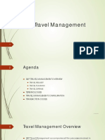SAP Travel Management Overview and Process