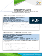 Guía para el desarrollo del componente práctico - Fase 5 - Salida de campo, proyectos autosostenibles