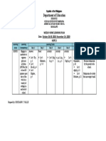 Department of Education: Weekly Home Learning Plan Date: October 26-30, 2020 November 2-6, 2020 Hope 3