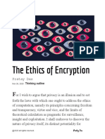 The Ethics of Encryption