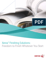 Xerox Finishing Solutions:: Freedom To Finish Whatever You Start