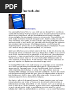 Un efect al facebook