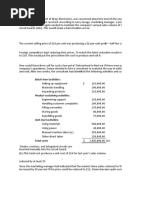 Batch-Level Activities:: Total Costs