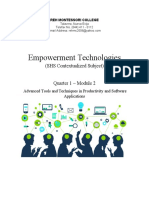 Empowerment Technologies: (SHS Contextualized Subject)