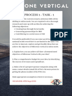 Pre Process 1 - Task - 1: Milestone Vertical