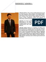 DPIFF CEO Abhishek Mishra Profile