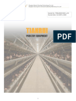 Quotation For Layer Equipment With Capacity 55000 Hens - Janey PDF