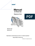 Manual: & Parts List