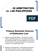 Adr and Arbitration in The Philippines